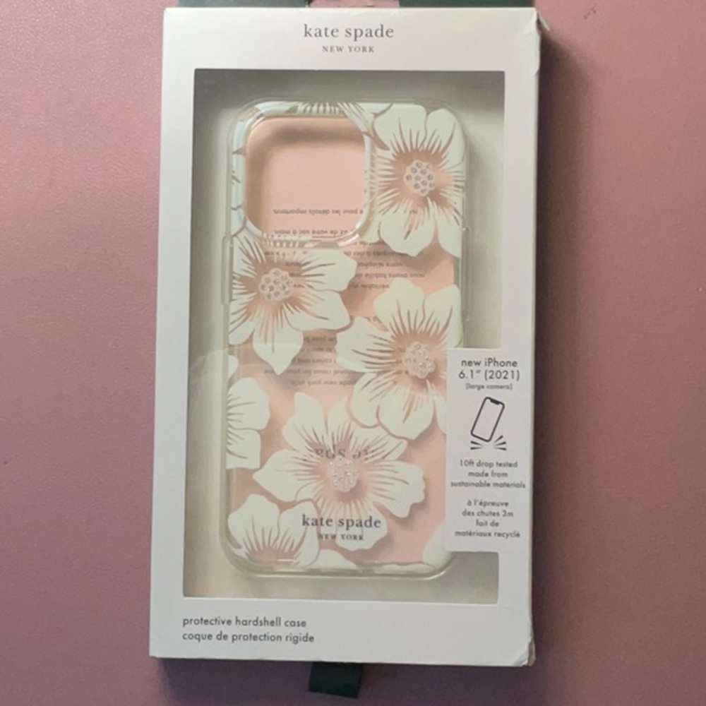 Kate Spade Floral Protective Hardshell Case - Pink